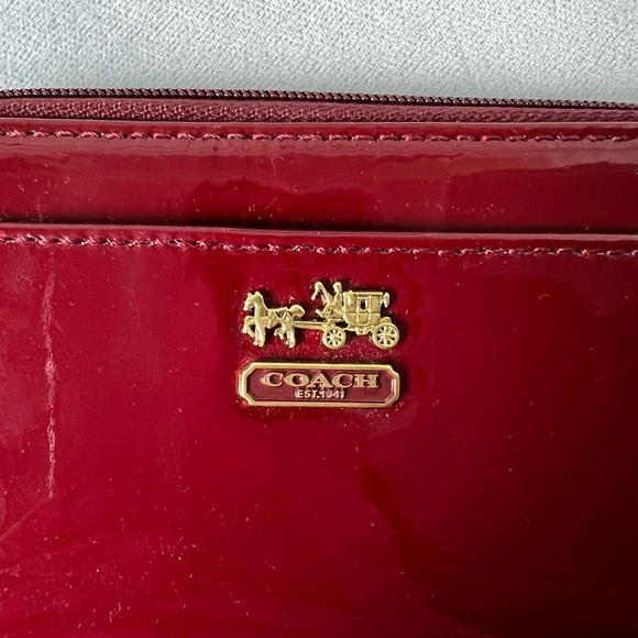 Coach Patent Leather Wristlet - Picture 3 of 6